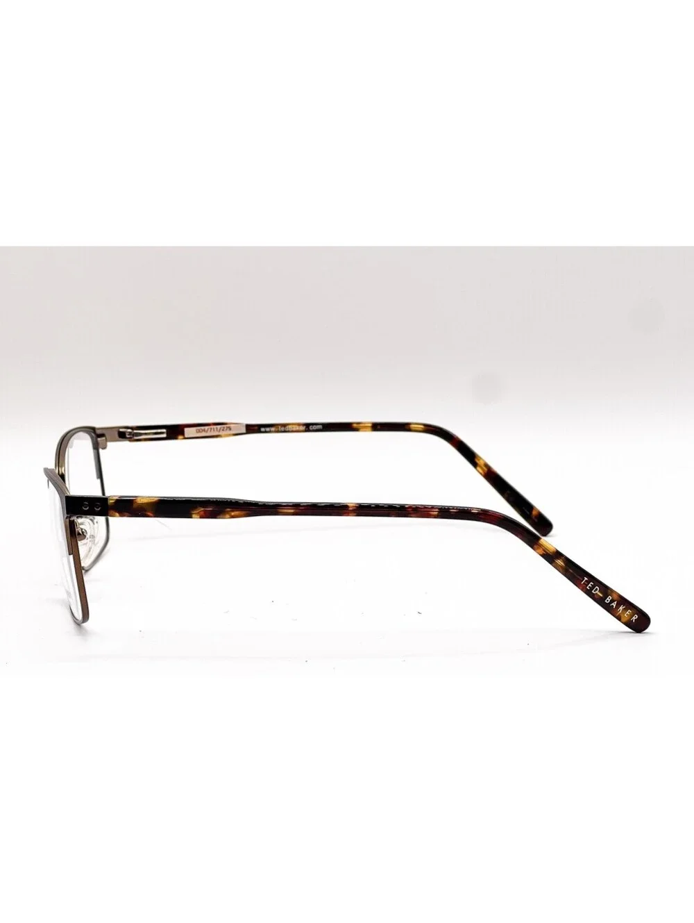 Ted Baker B337 Blk Black Square Authentic Eyeglass Frames 55-16-145